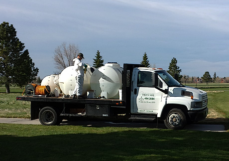 Truck mounted tree sprayer